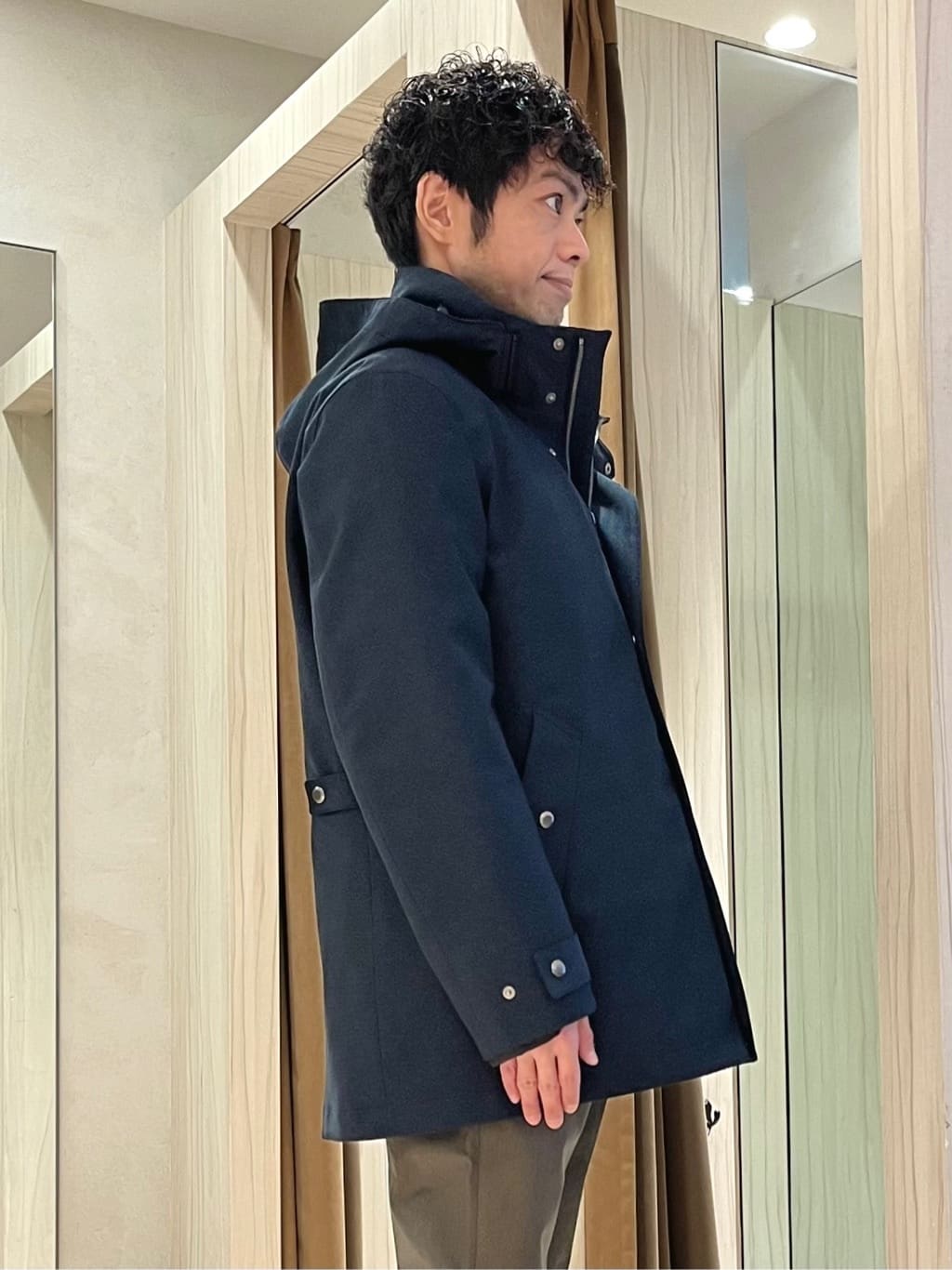 URAさんの「TAKEO KIKUCHI｜【3WAY】ドビー ダウンライナー付ブルゾン」を使ったコーディネート