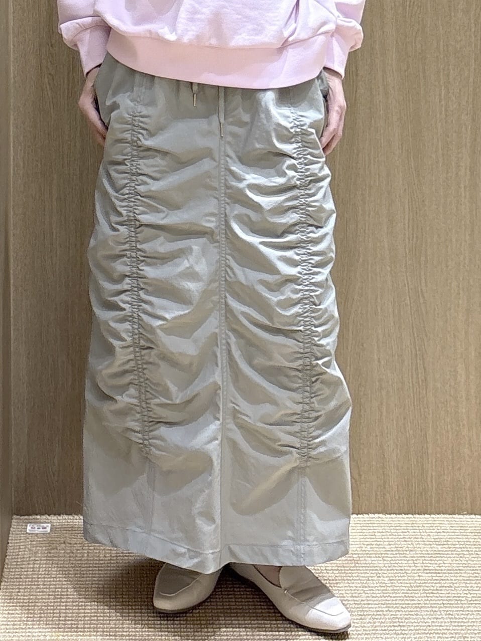 たけねぇさんの「OPAQUE.CLIP｜ロゴ刺繍裏毛トップス【洗濯機OK】」を使ったコーディネート