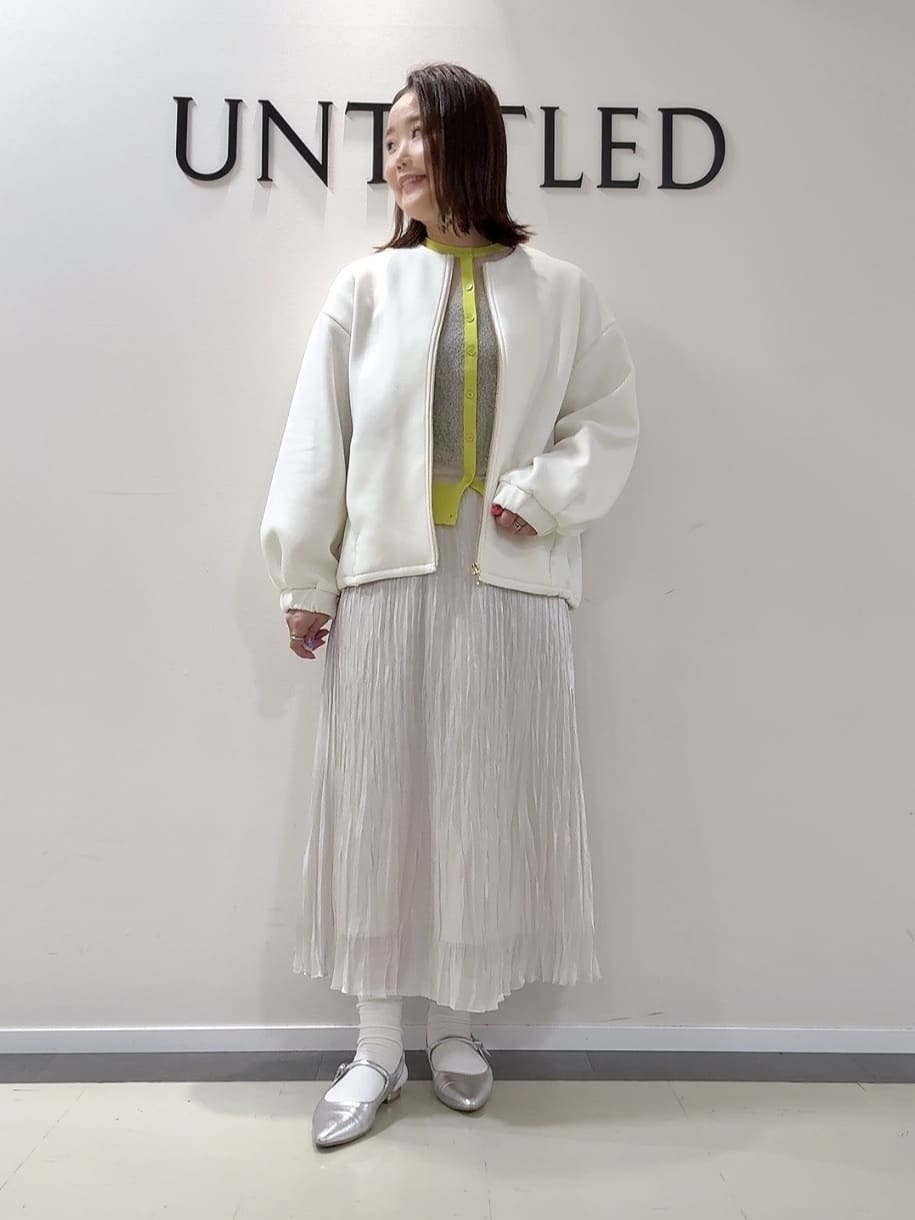 YUIさんの「UNTITLED｜◆【春アウター/ゆったり】ダンボールジップブルゾン」を使ったコーディネート
