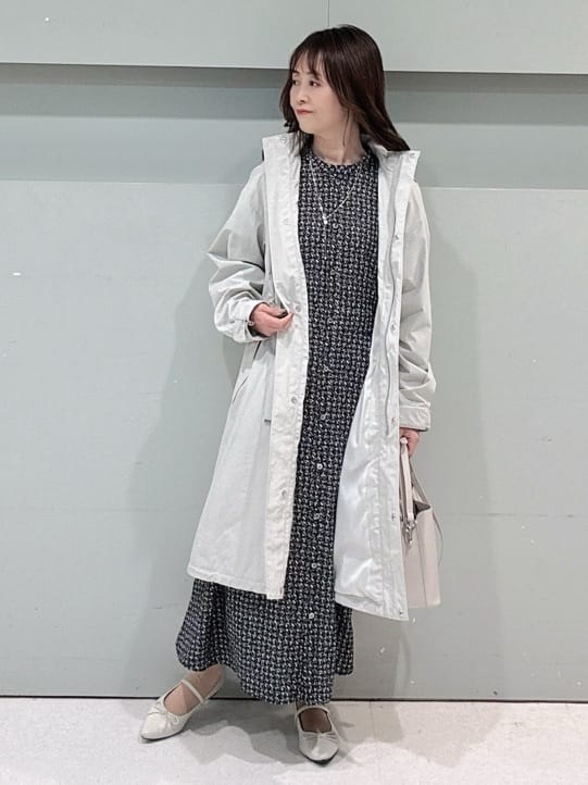 makiさんの「UNTITLED｜◆【2WAY/洗える/はっ水】グログランモッズコート」を使ったコーディネート