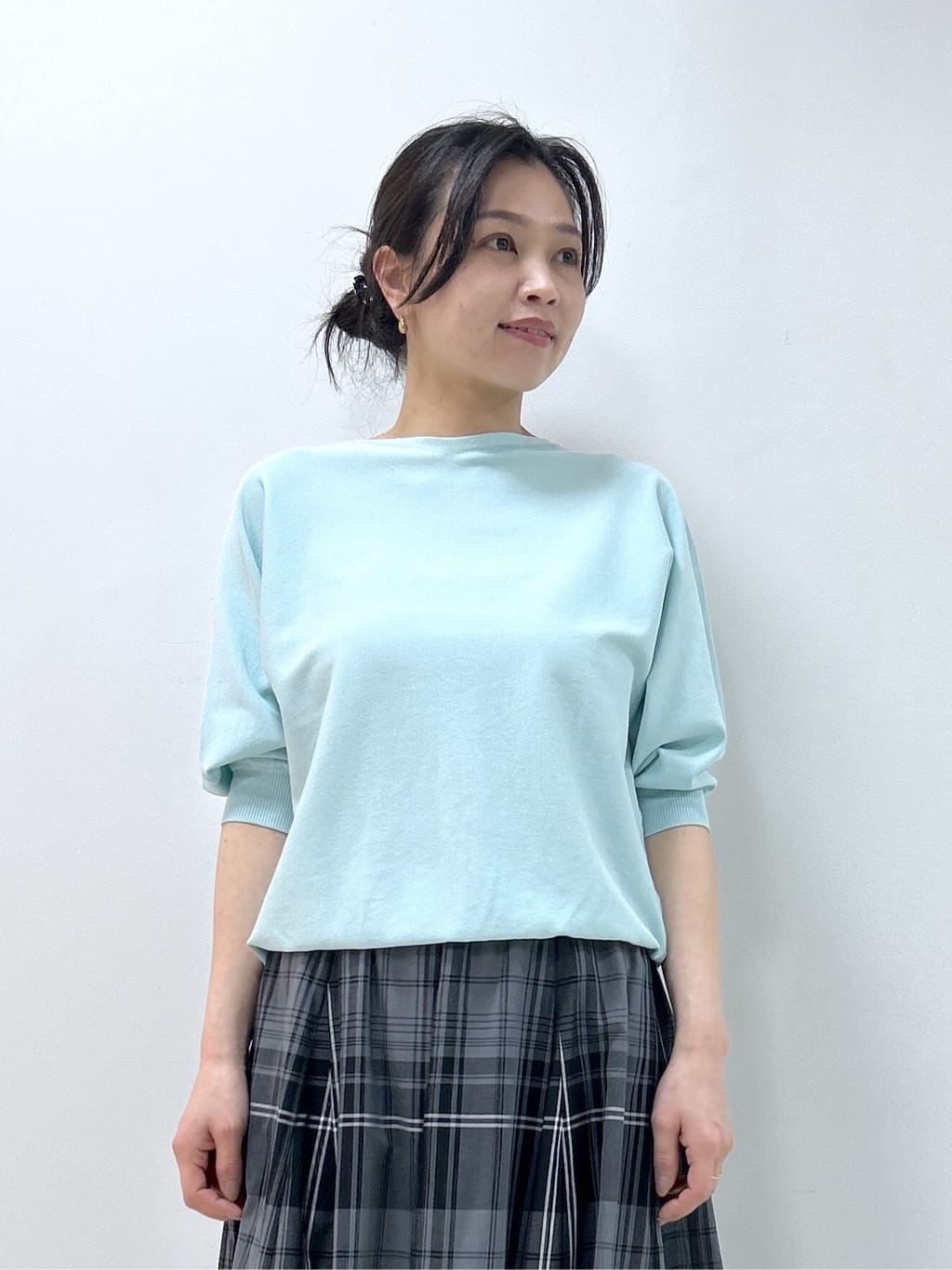 Kaiさんの「Dessin｜【洗える】後ろボタンニットプルオーバー七分袖」を使ったコーディネート