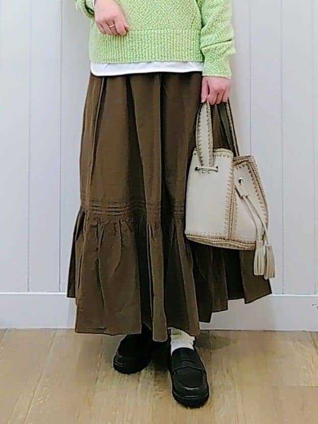 itoさんの「Dessin｜【洗える】ローゲージコットンニット」を使ったコーディネート