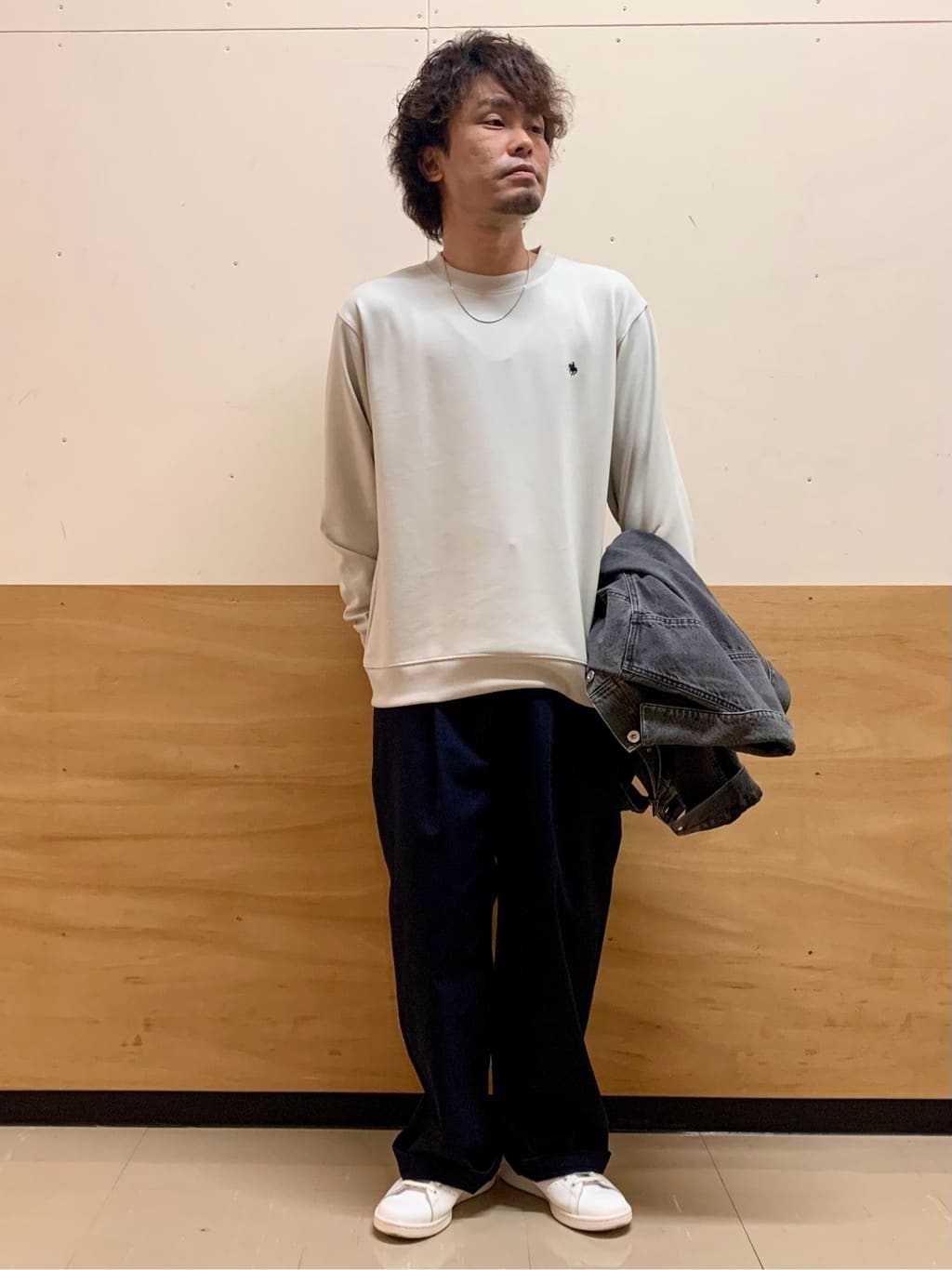 MATUさんの「THE SHOP TK｜【大人にも取り入れやすい】デニムジャケット セットアップ可/洗濯機OK」を使ったコーディネート