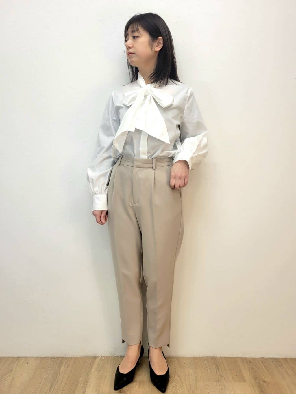 LISAさんの「OPAQUE.CLIP｜ペプラムジレ／セットアップ対応可【洗濯機OK】」を使ったコーディネート