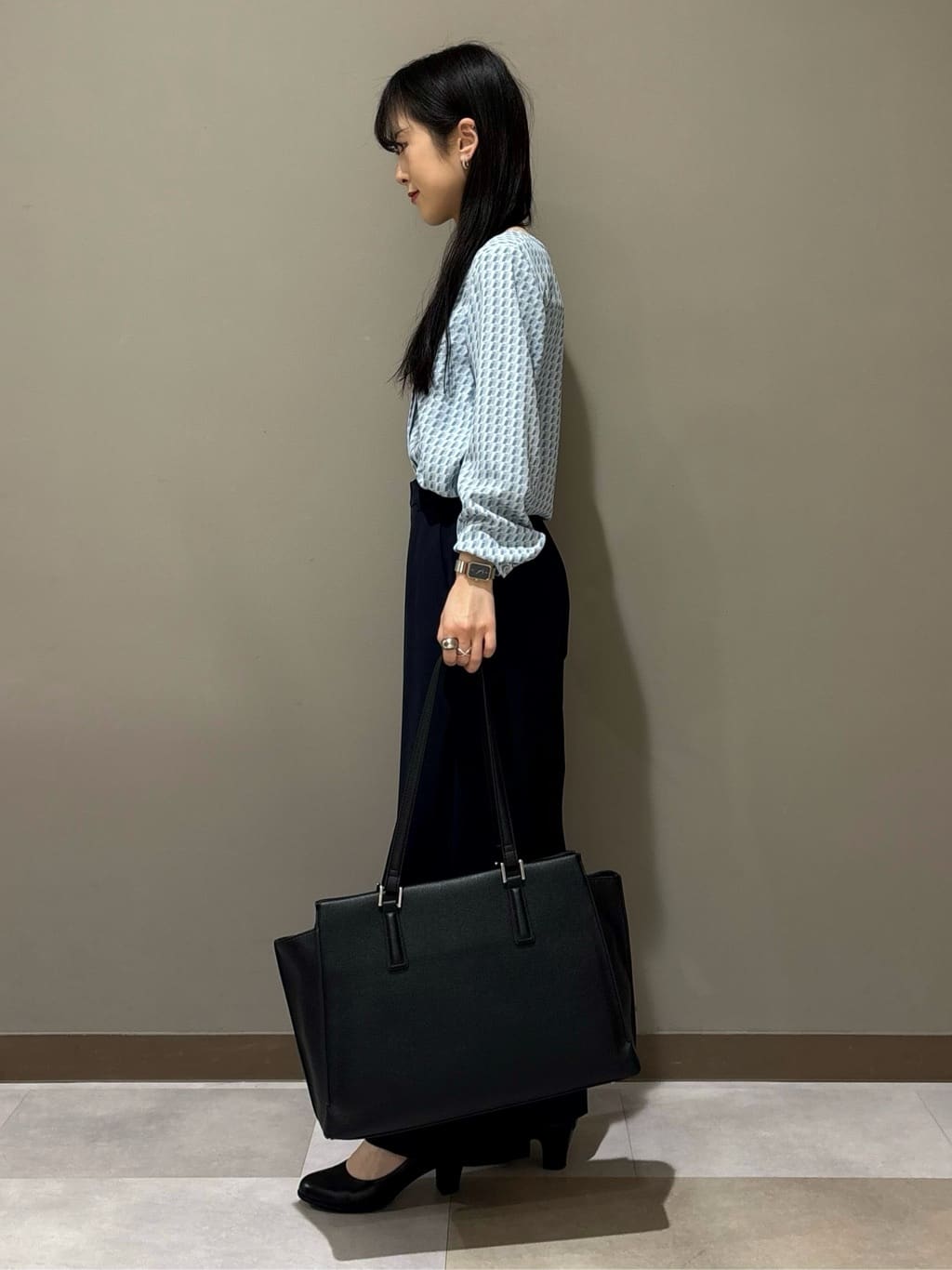 KEIKOさんの「INDIVI｜【通勤スーツ／洗える】ストレッチテーラードカラージャケット」を使ったコーディネート
