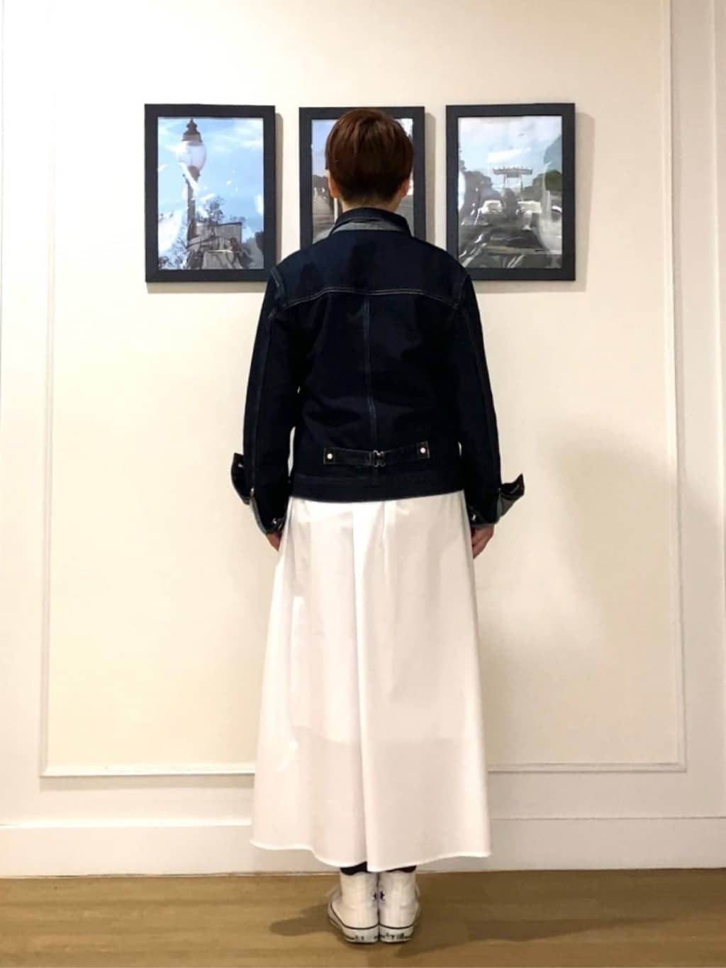 Hiroさんの「Dessin｜【ユニセックス/2WAY】リバーシブルデニムジャケット」を使ったコーディネート