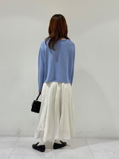 kyokaさんの「UNTITLED｜【Made In Japan】ガラスパールレイヤードネックレス」を使ったコーディネート