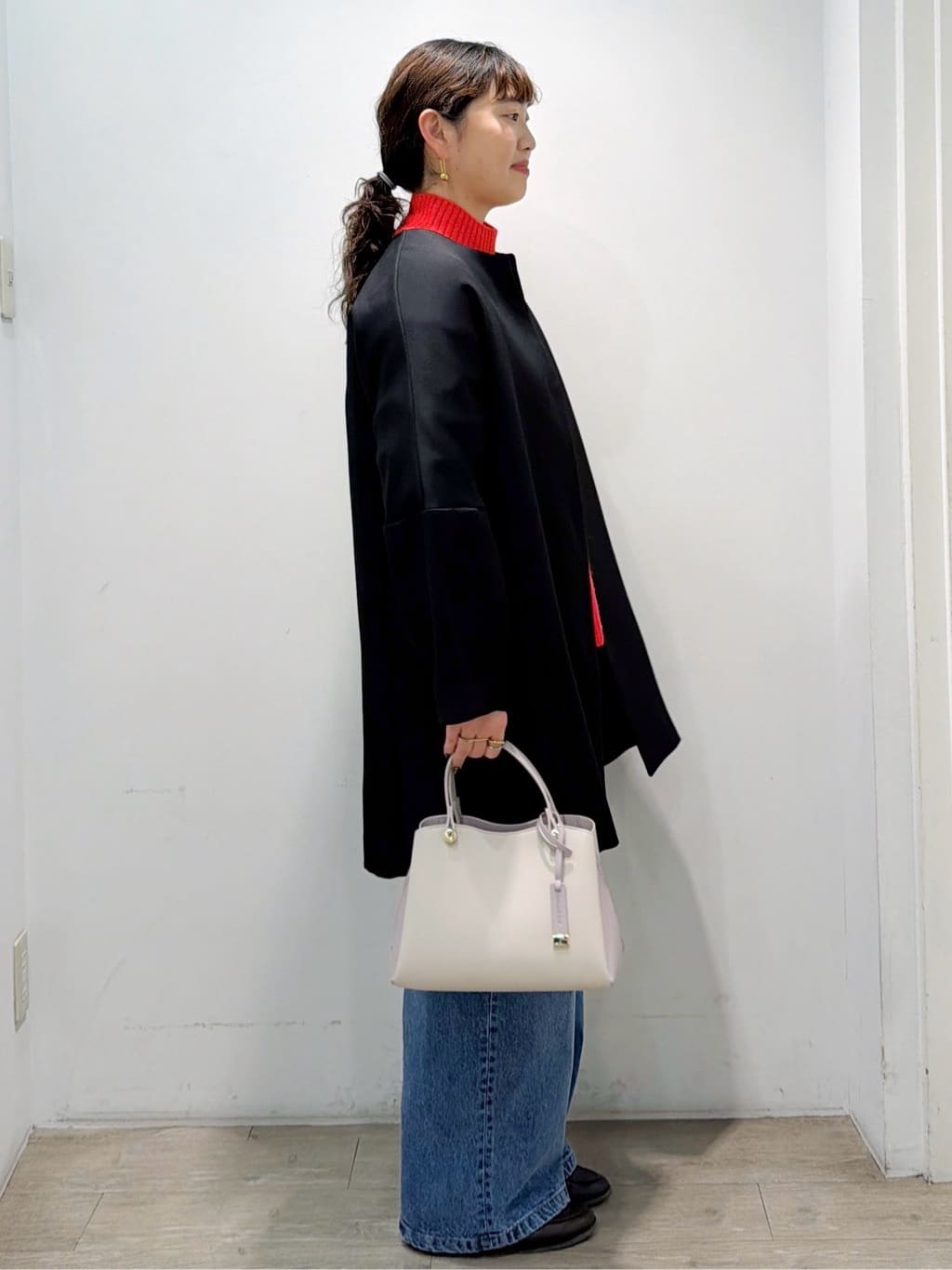 sumicaさんの「OPAQUE.CLIP｜フォルムスリーブミドルコート【洗濯機OK】」を使ったコーディネート
