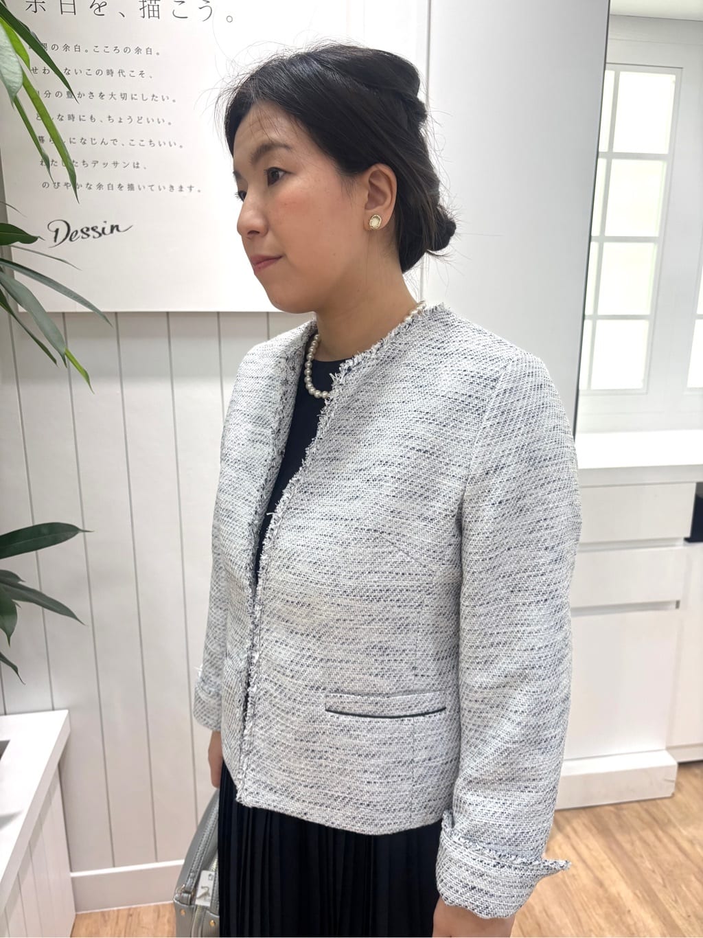tomokoさんの「Dessin｜ジョーゼットワンピース」を使ったコーディネート