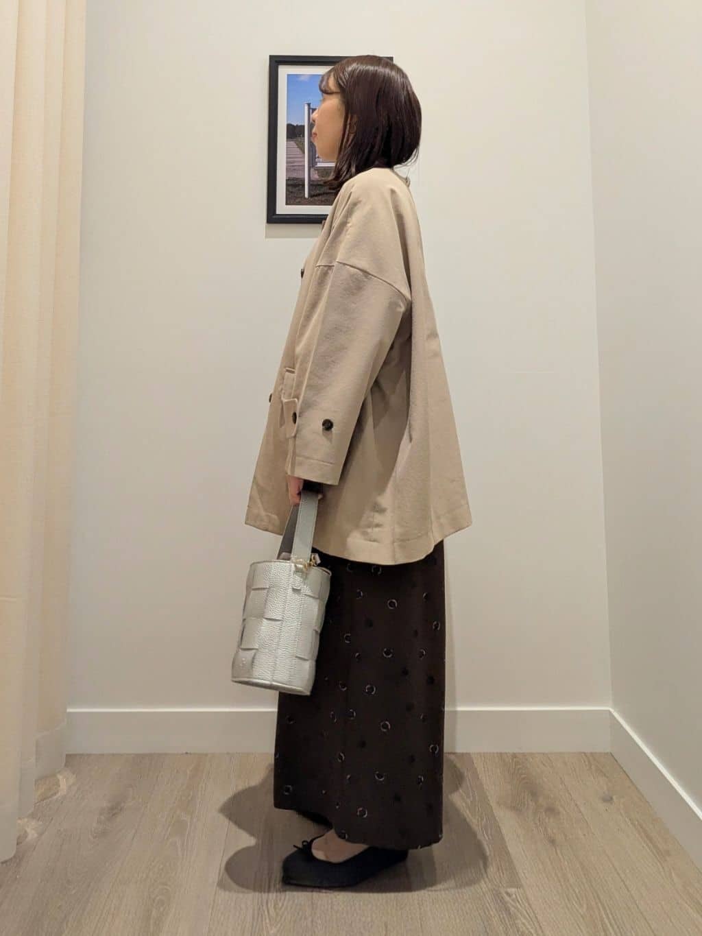 enさんの「Dessin｜【洗える】ドットワイドパンツ」を使ったコーディネート