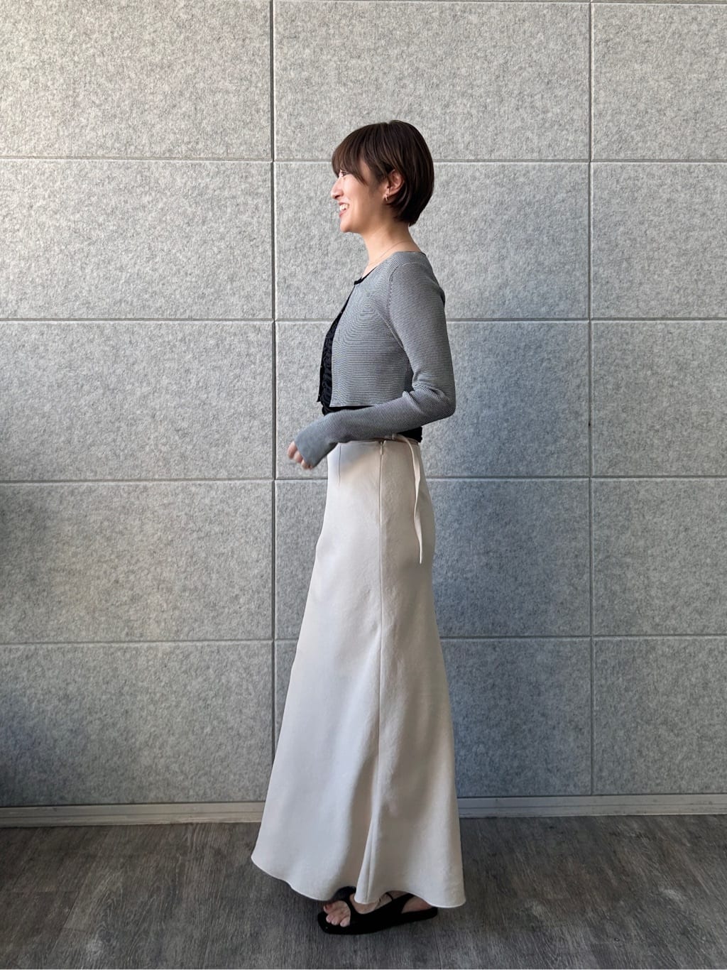 harunaさんの「CODE A｜PELLICO SUNNY｜RIBBON SANDALS」を使ったコーディネート