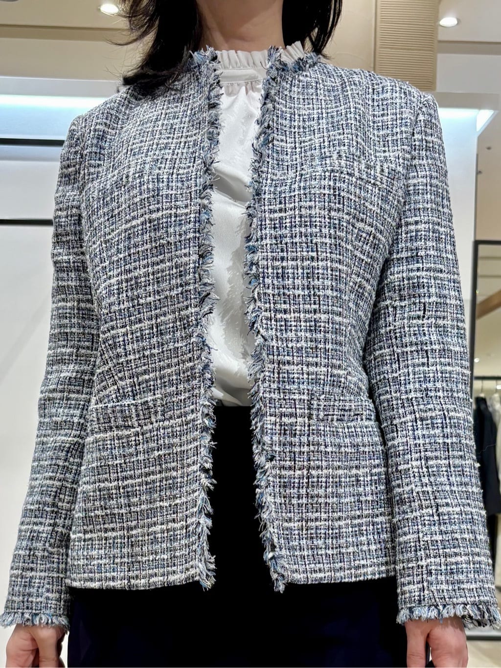 yさんの「UNTITLED｜【仕事着/スーツ】ファンシーツイード ジャケット」を使ったコーディネート