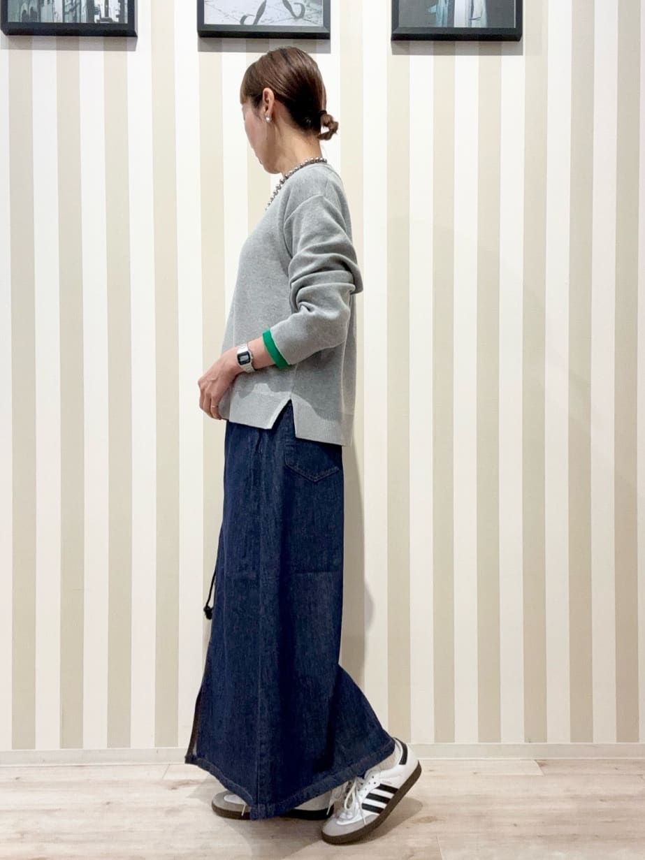 まつこさんの「SHOO･LA･RUE｜【SHOO・LA・RUE DENIM】シンプルだから使いやすい Aラインスカート」を使ったコーディネート