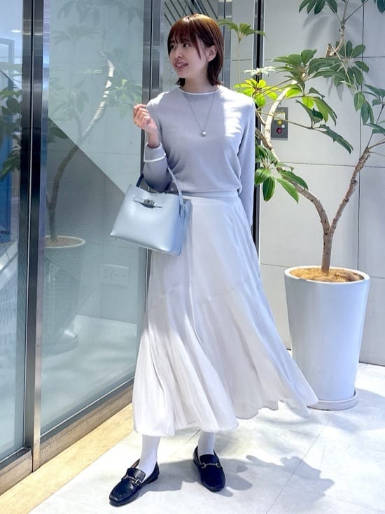 yukaさんの「UNTITLED｜【アンサンブル可/洗える】ウォームスパンニット」を使ったコーディネート