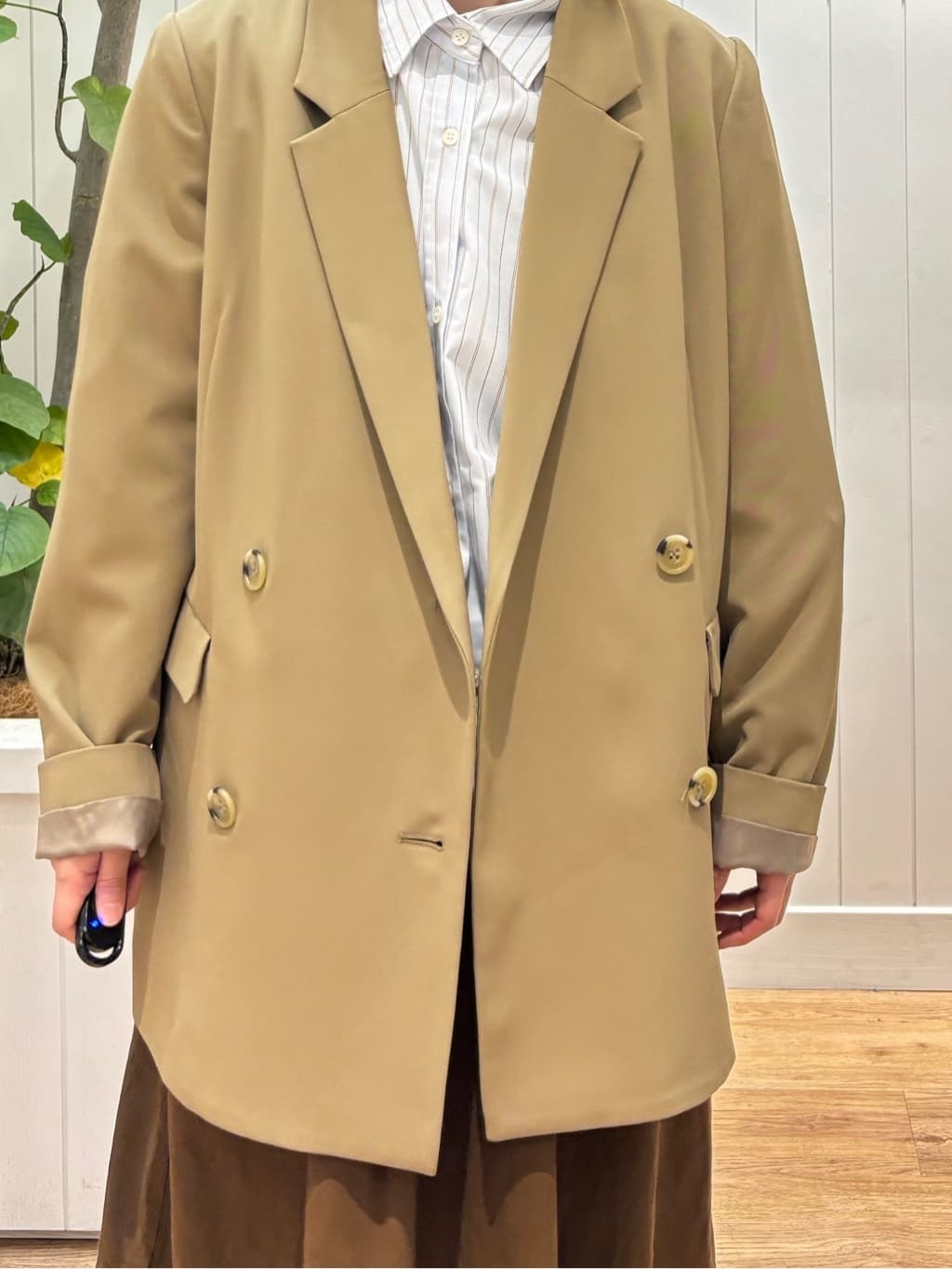 OKADAさんの「Dessin｜【入卒/セレモニー/お仕事/セットアップ可能】ダブルジャケット」を使ったコーディネート