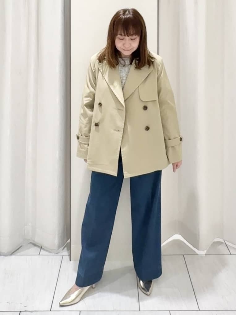 ʏᴜᴋɪᴋᴏさんの「UNTITLED｜◆【セットアップ可/ワイド】ライトウェイトデニムパンツ」を使ったコーディネート