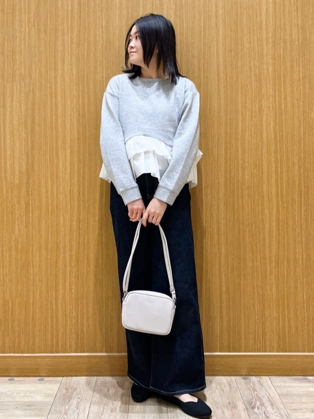 aさんの「OPAQUE.CLIP｜フォルムスリーブミドルコート【洗濯機OK】」を使ったコーディネート