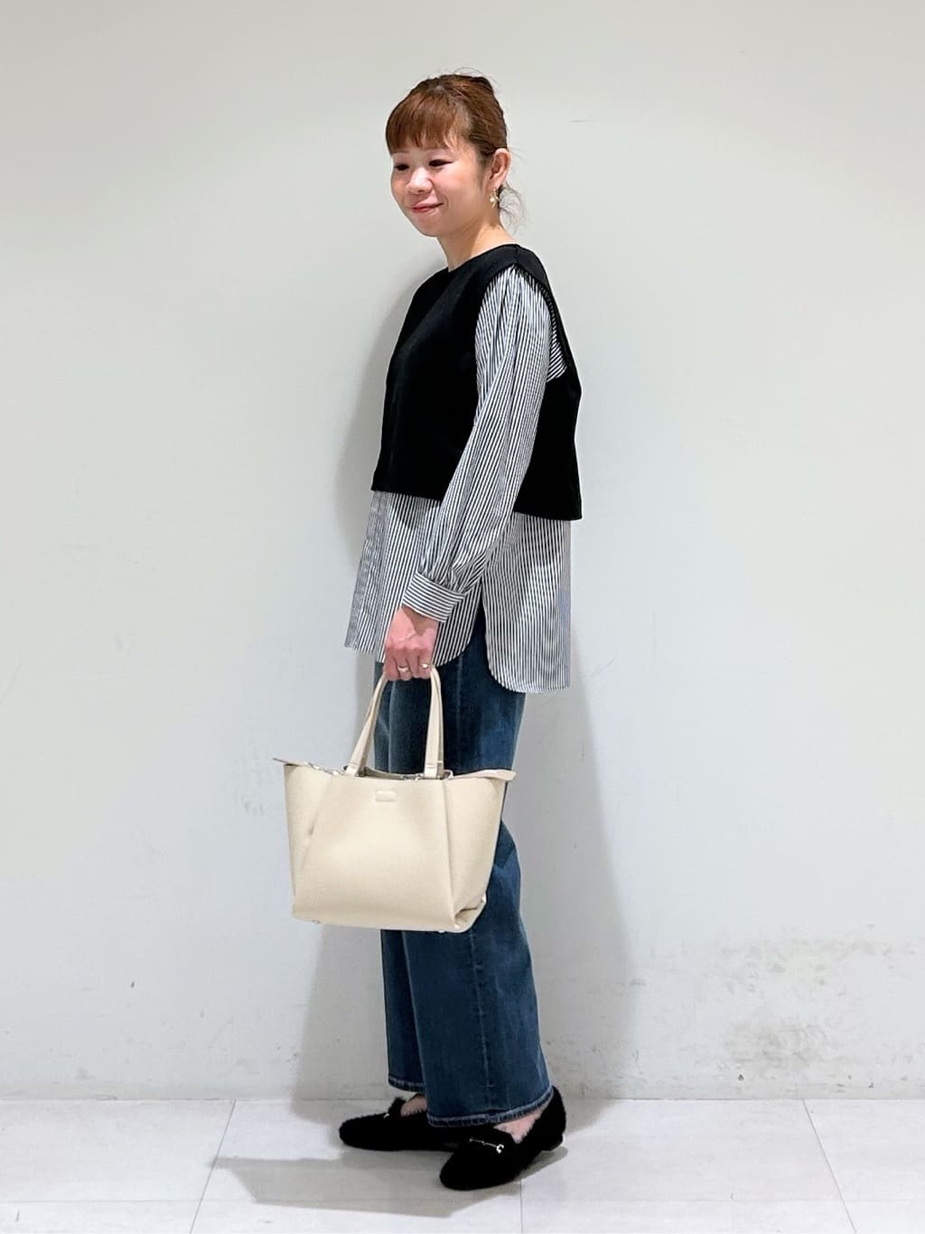 tsuyuさんの「INDIVI｜【セレモニー／洗える】ミックスツイードライトジャケット」を使ったコーディネート