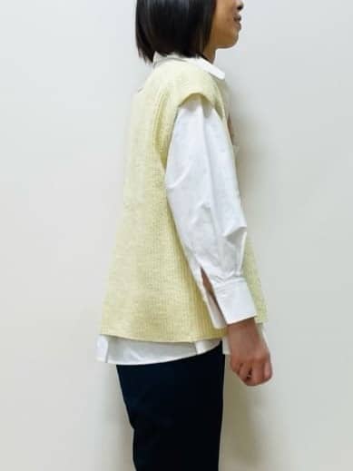 Riiさんの「Reflect｜【レイヤードにおすすめ◎】ペプラムデザインシャツ」を使ったコーディネート