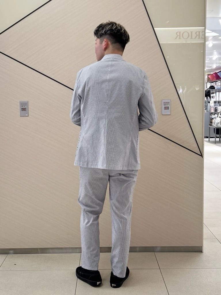 千葉亮太さんの「DRESSTERIOR｜【抗菌防臭／UVカット／しわ防止】クールデオドラント フライスロングTシャツ」を使ったコーディネート