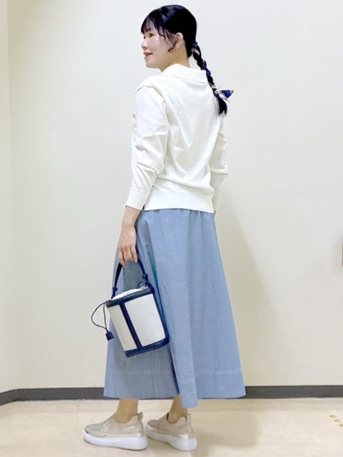  beni_gingerさんの「Reflect｜スキッパーネックニットプルオーバー」を使ったコーディネート