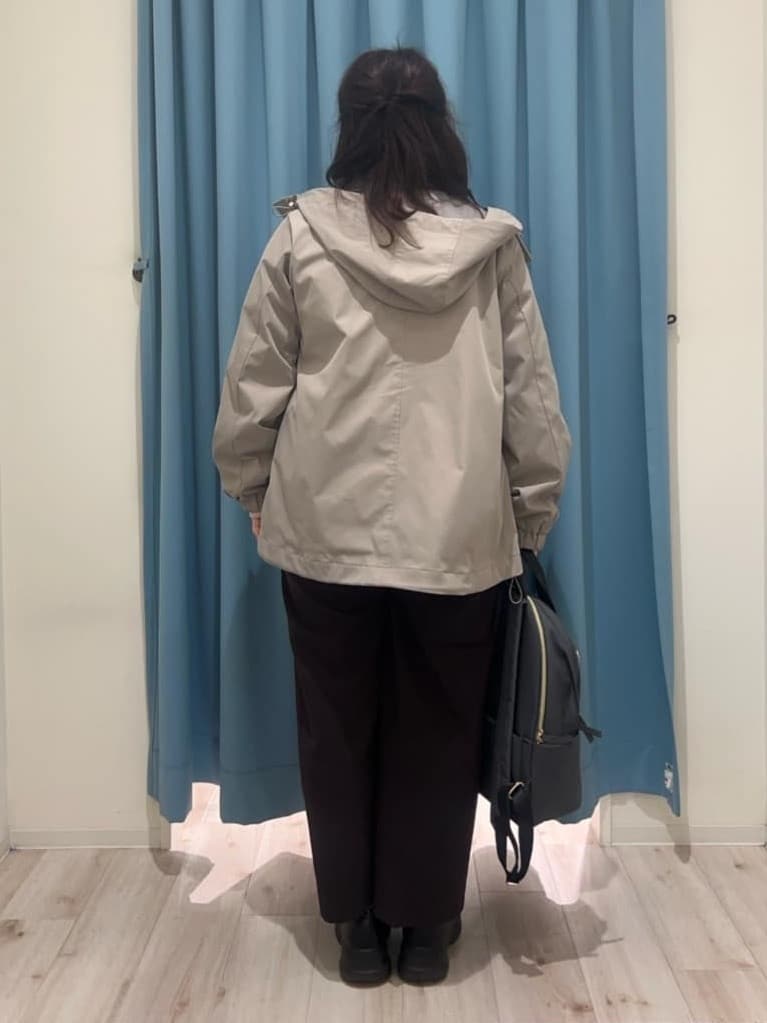 くーさんの「SHOO･LA･RUE｜【着丈選べる/S-LL】センタープレスできちんと見え イージーワイドパンツ」を使ったコーディネート