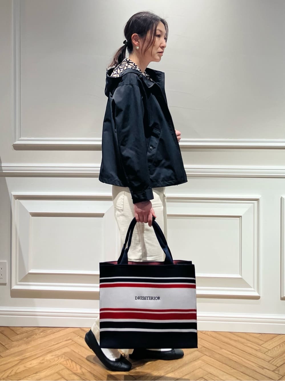TSUKUIさんの「DRESSTERIOR｜【ウォッシャブル/撥水素材】撥水ツイル マウンテンパーカー」を使ったコーディネート