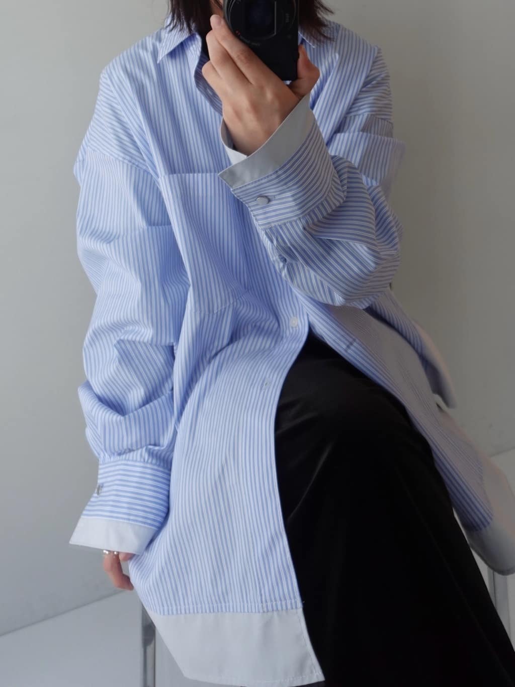 abeさんの「tk.TAKEO KIKUCHI｜レイヤードストライプシャツ」を使ったコーディネート