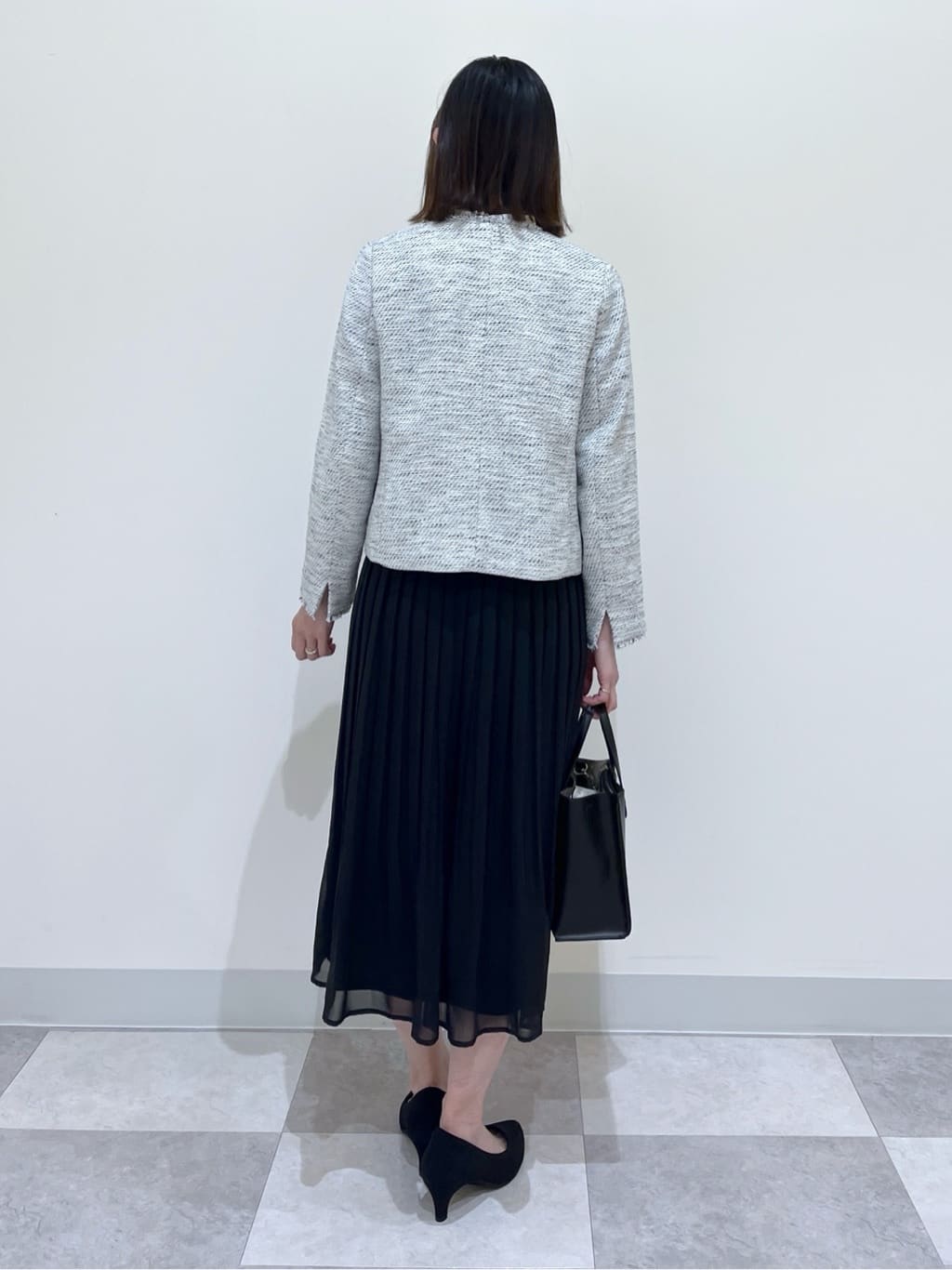 canaさんの「Dessin｜ツイードクルーネックジャケット」を使ったコーディネート
