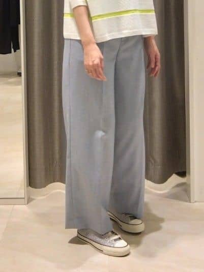 まちこさんの「UNTITLED｜◆【ゆったり/洗える】クロップドニットプルオーバー」を使ったコーディネート