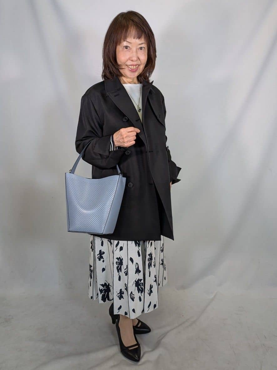 k.kazunoさんの「Reflect｜【セットアップ可】ダブルジャカードニットプルオーバー」を使ったコーディネート