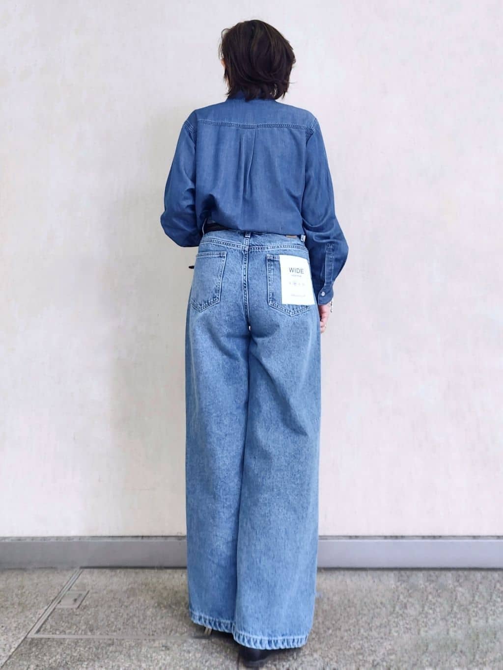 milkyさんの「OPAQUE.CLIP｜金ボタン使いリラクシーニット【洗濯機OK】」を使ったコーディネート