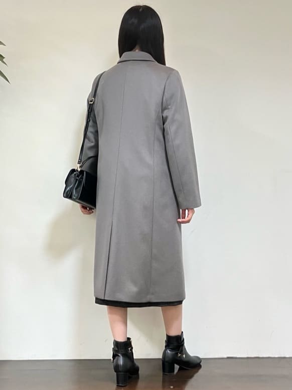 カレンさんの「UNTITLED｜【スタイリッシュ／オンオフ兼用】ウールチェスターコート」を使ったコーディネート