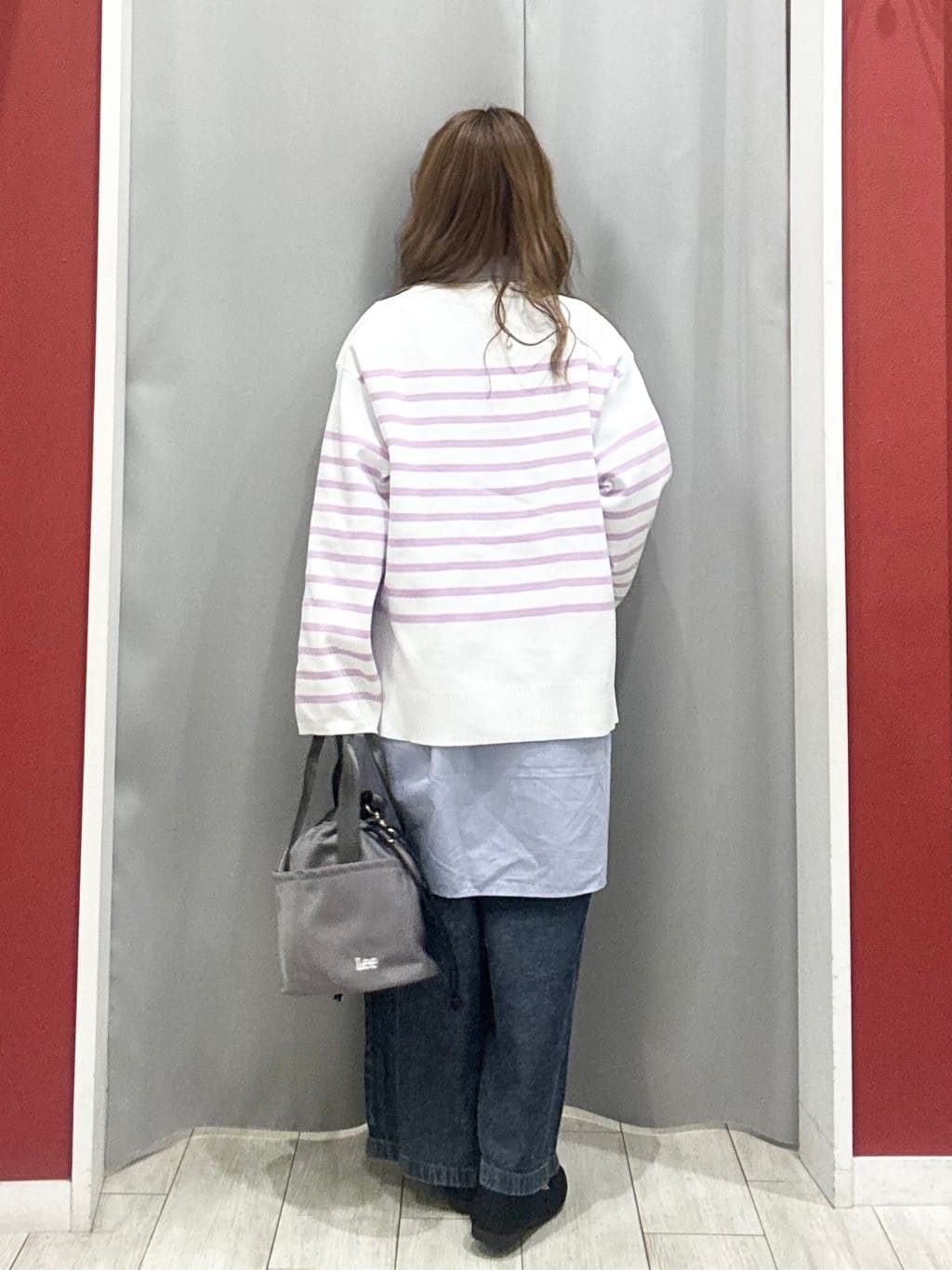 shioさんの「SHOO･LA･RUE｜楽にきちんと見られたい　大人カジュアルボーダーニット」を使ったコーディネート