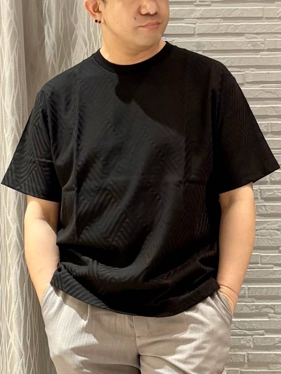 Pーyamaさんの「THE SHOP TK｜【LINO FINE】リネンライク テーラードジャケット 吸水速乾/イージーケア/UVカット/洗濯機」を使ったコーディネート