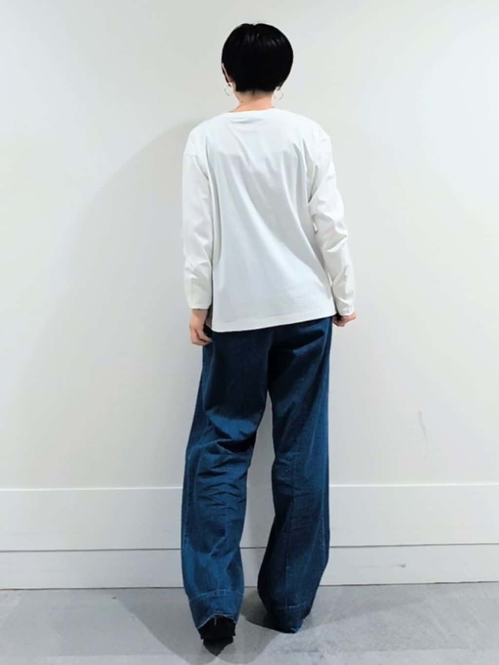 ミズタさんの「UNTITLED｜【コットン100/洗える】フォトロングTシャツ」を使ったコーディネート
