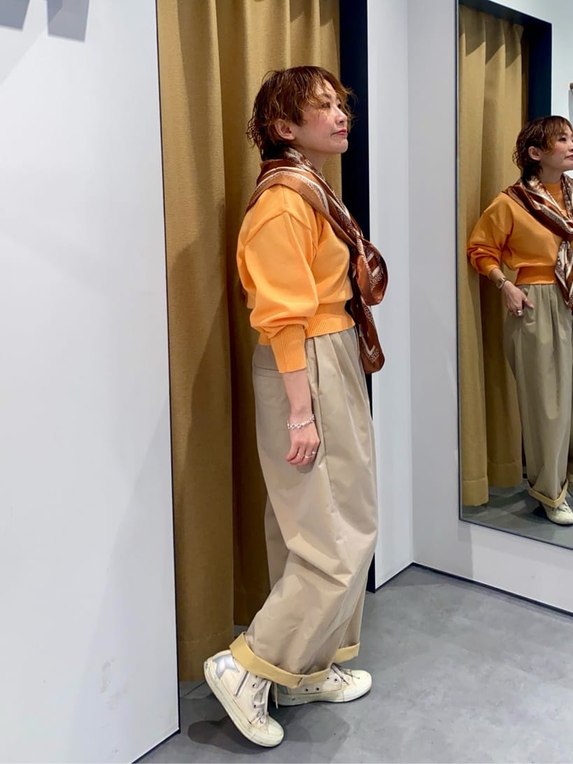 mari_831さんの「INDIVI｜Timeless｜フォルムロゴニット」を使ったコーディネート