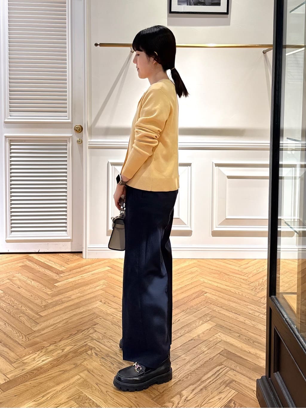 cocoさんの「DRESSTERIOR｜◆ウォッシャブルコットンカシミヤカーディガン」を使ったコーディネート