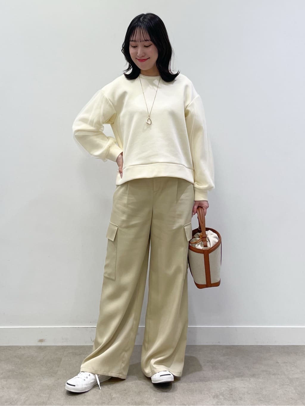 yukariさんの「Reflect｜チュールレイヤードスリーブプルオーバー」を使ったコーディネート