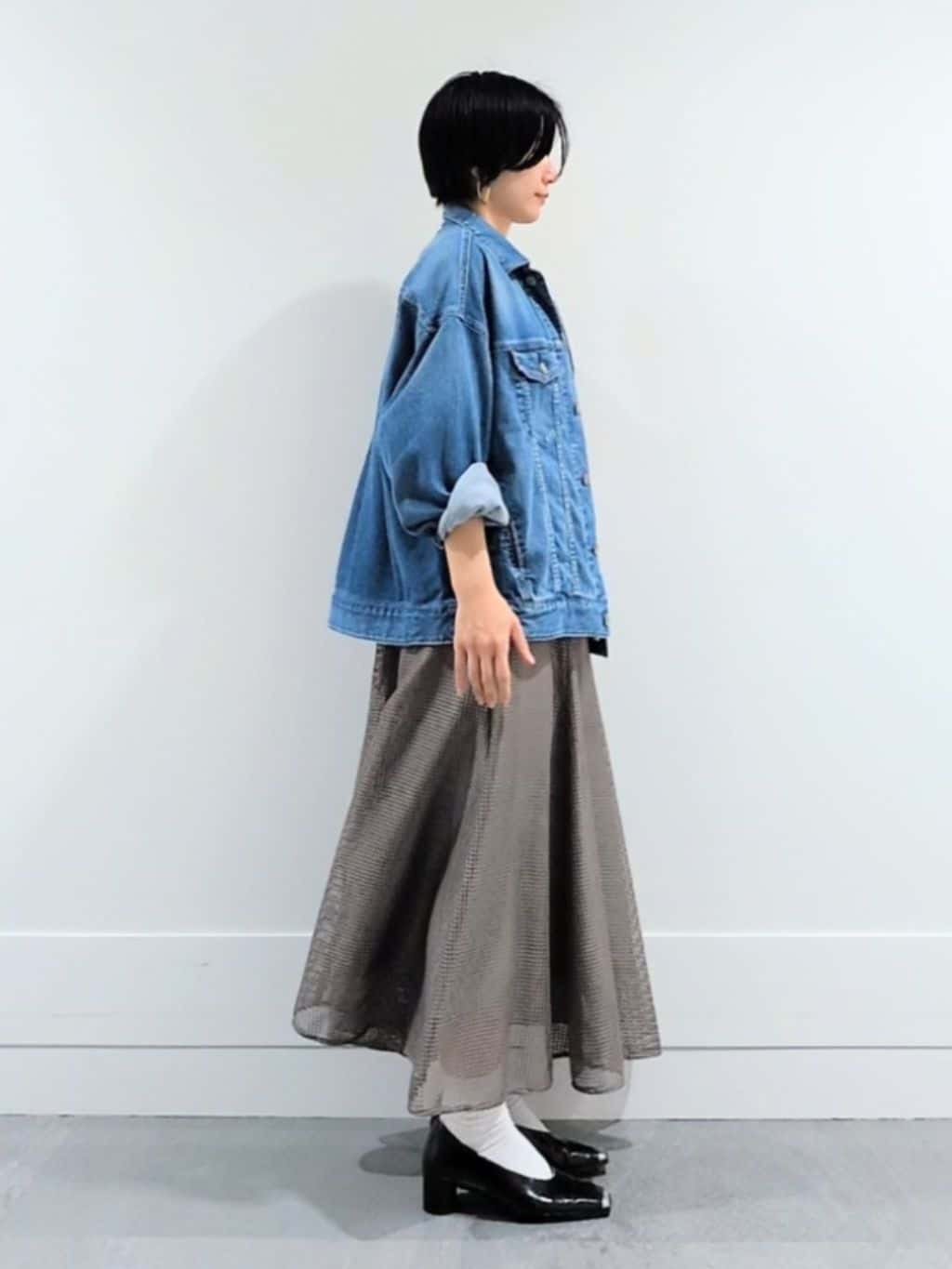 ミズタさんの「UNTITLED｜【Healthy DENIM】別注Bran／デニムジャケット」を使ったコーディネート