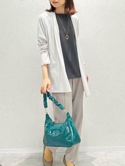 Miwaさんの「UNTITLED｜◆【接触冷感/UV機能/遮熱】ジャージカーディガン」を使ったコーディネート