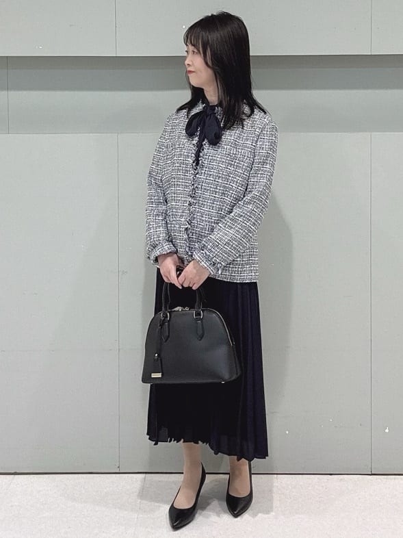 makiさんの「UNTITLED｜【仕事着/スーツ】ファンシーツイード ジャケット」を使ったコーディネート