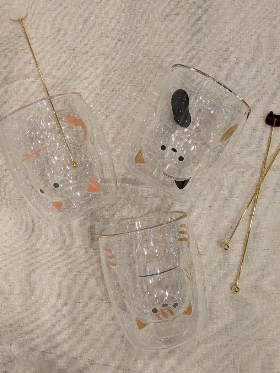 shino.さんの「212 KITCHEN STORE｜uca 耐熱ネコグラス ミケ」を使ったコーディネート