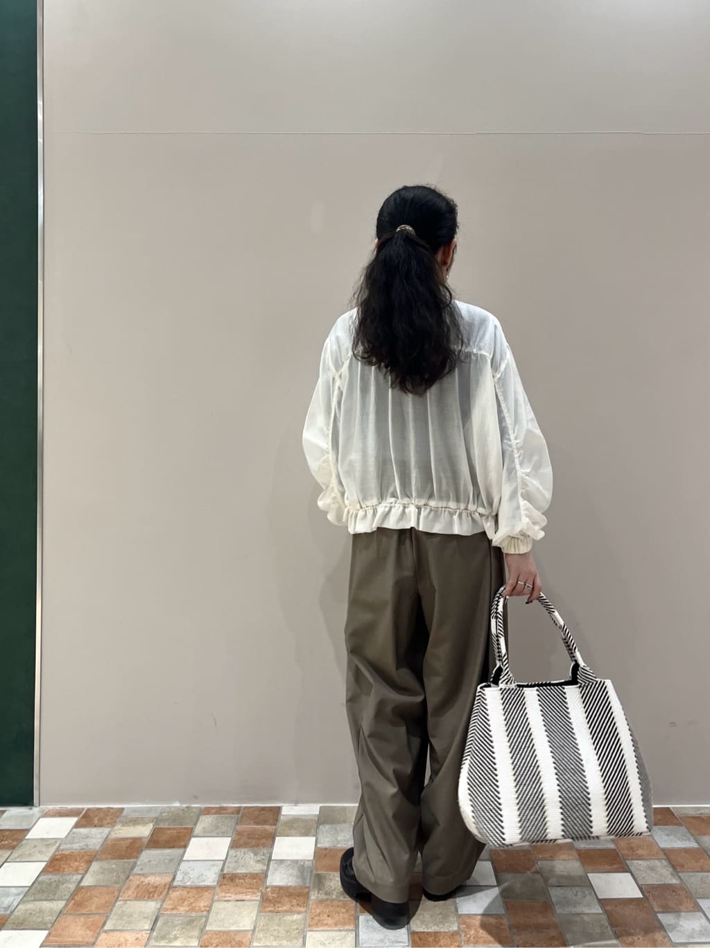 Uminoさんの「INDIVI｜シアーシャーリングブルゾン」を使ったコーディネート