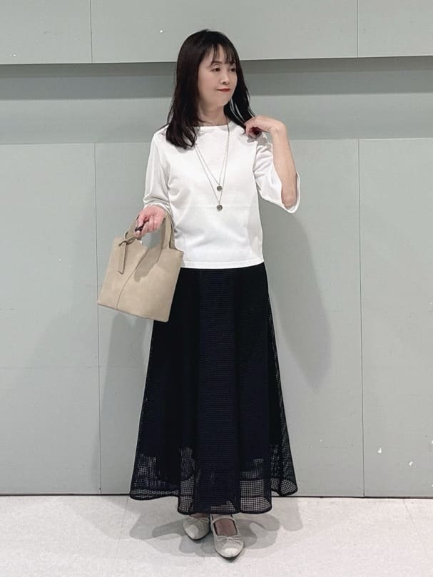 makiさんの「UNTITLED｜◆【セットアップ可/はっ水】シャイニータイプライターブルゾン」を使ったコーディネート