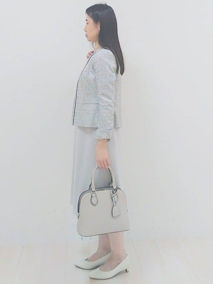 SANAさんの「Reflect｜【フォーマル／入卒／長さ調節可】淡水パールロングネックレス」を使ったコーディネート