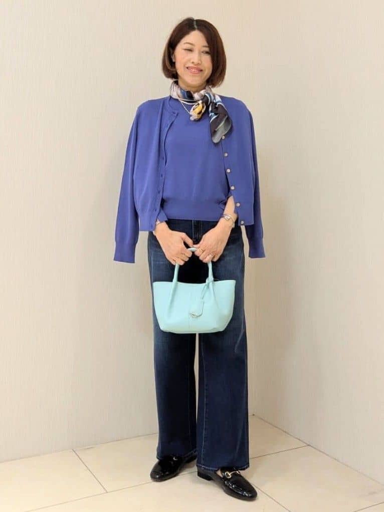u-macoさんの「UNTITLED｜【アンサンブル可/洗える】ウォームスパンニット」を使ったコーディネート