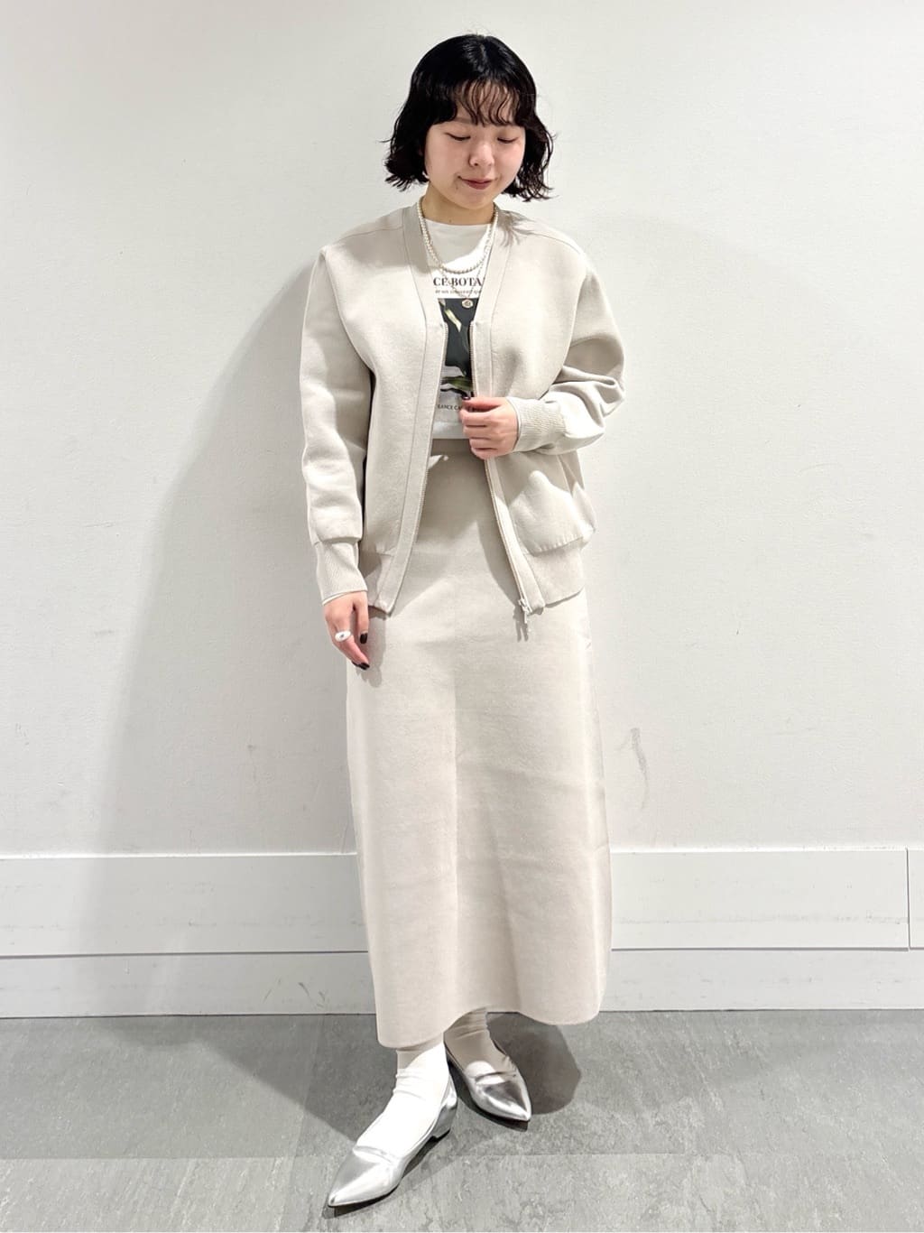 モエカさんの「UNTITLED｜【コットン100/洗える】フォトロングTシャツ」を使ったコーディネート
