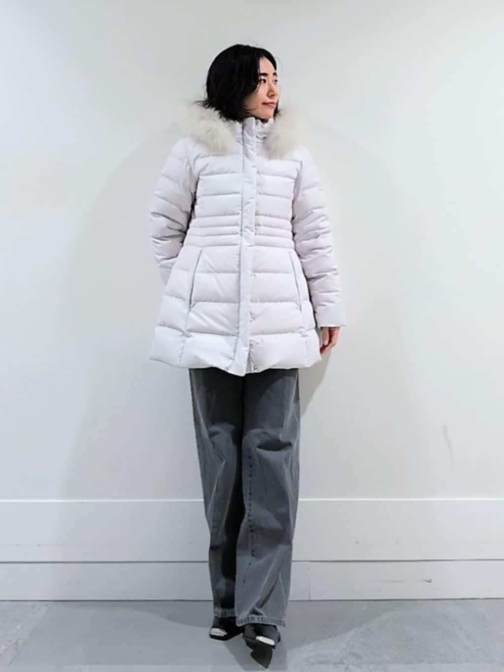 ミズタさんの「UNTITLED｜【ゆったり】アルパカ混シャギーニット」を使ったコーディネート