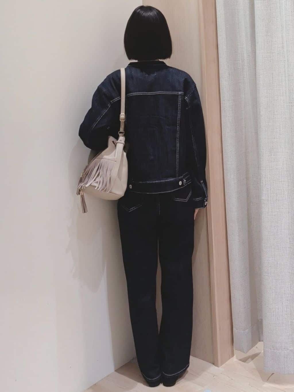 Yuiさんの「grove｜毎日着たくなる、もちもち畦編みニット」を使ったコーディネート